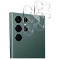 Phonillico® Camerabescherming voor Samsung Galaxy S22 ULTRA 5G [2-pack] Glazen lens Achteruitrijcamerabeschermingsfilm
