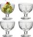 Alessandro ijscoupe Fiji - 4x stuks - glas - kristal - 270 ml