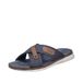 Rieker 21340 slippers voor heren, blauw, 43 EU