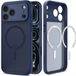 Spigen Ultra Hybrid MagFit Case voor Apple iPhone 17 Pro Max - Frosted Blauw