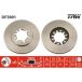 TRW Lot De 2 Disques De Frein Df3001 Nissan 40206-02n00 40206-02n01