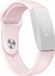 By Qubix - Compatible Fitbit bandje - Geschikt voor Fitbit Inspire 1 / HR / Ace 2 siliconen bandje - Maat: Large - Zand roze
