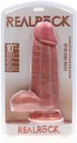 RealRock by Shots Shots BV Extra Thick Straight with Balls 25,4 cm - Beige