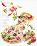 Magic Needle Pizza borduren (pakket) 528-557