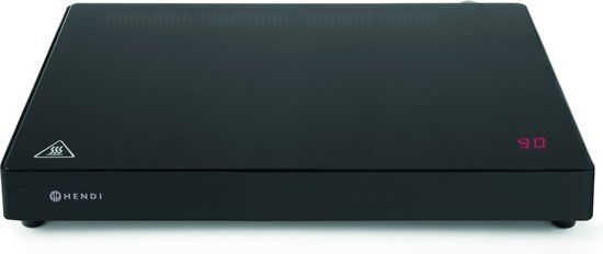 Hendi Inductie Warmhoudplaat Kitchen Line 800 W - Zwart - Touchscreen - 2022 Model