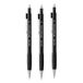 FABER-CASTELL Drukpotlood Grip 1345 Zwart, 3 stuks