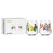 Ritzenhoff 2932001 Universeel glas set van 2 500 ml Serie Sommerdauw Allround bloemenstijl meerkleurig Made in Germany