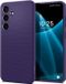 Spigen Liquid Air Coque Compatible avec Samsung Galaxy S24 Couverture Arrière Flexible TPU Violet