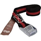 LAS 10318 spanband met klemsluiting ca. 1,5 m x 2,5 cm, Geel
