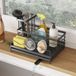 Merkloos / Sans marque Afwassen Organiser - Keuken Sink Caddy en Spoelbak Caddy (Zwart)