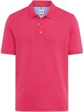 BRAX Heren Polo regular fit Rood XXL Volwassenen
