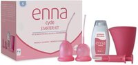 Enna Cycle Menstrual Cup Size S 2 Cups Sterilizer - Fris - Mannen - 100 ml