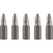 kwb 5 x Standaard bits 25 mm PH Set Basic gebruik 120040 (1/4", ISO 1173, C 6.3)