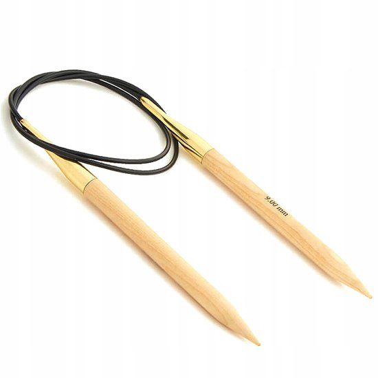KnitPro Basix Houten Rondbreinaalden 150cm 3.25mm