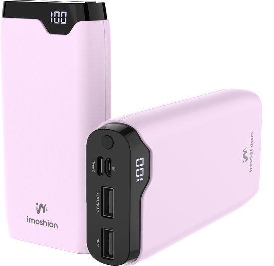iMoshion Powerbank 20000 mAh - Pink - 18W - Fast Charging