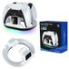 YZC-523 Manette PS5/PS5 Edge - Blanc Affichage OLED RVB