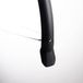 Eurofender Achterspatbord 28 inch - Compact Lampo-systeem - Mat zwart kunststof - 58 mm breed - Inclusief spatlap