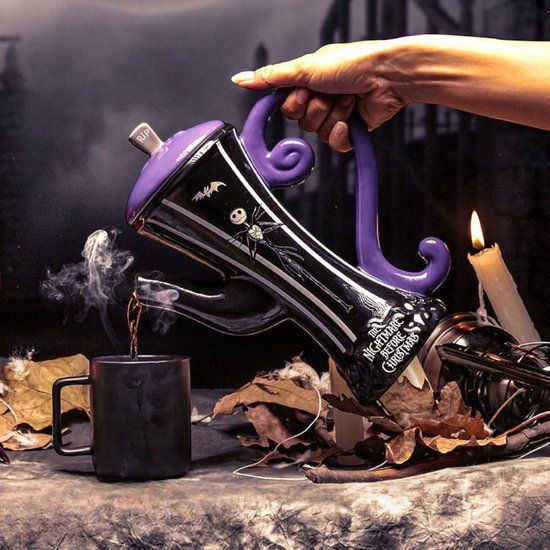 The Nightmare Before Christmas ABYSSE CORP SAS The Nightmare Before Christmas Jack - Teapot Unisex Teapot - zwart/paars
