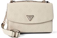 GUESS schoudertas Cresidia II Convertible Xbody Flap Bag Cream White Logo crème