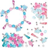 Baker Ross Eenhoorn Walvis Bedel Armbandjes (3 stuks) Knutselspullen en Traktaties voor Kinderen