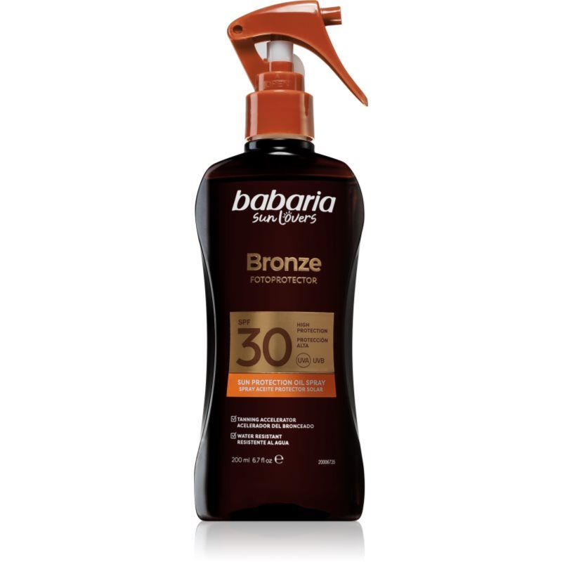 Babaria Bronze Tanning Oil Spray SPF 30