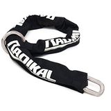 Radikal RK11120L Veiligheidsketting Heavy-duty antidiefstalketting Motorfiets gecementeerd staal Ø 11 mm zeshoekig, 120 cm lusstijl.