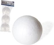Gerimport Piepschuim hobby vormen DIY ballen - 3x - styropor bollen - 7 cm