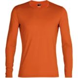Icebreaker 200 Oasis T-shirt Met Lange Mouwen Oranje M Man