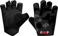 Nrg wellness NRG Sport & Fitness Handschoenen Heren & Dames - Krachttraining & Crossfit - Camouflage Grijs & Zwart - Maat L