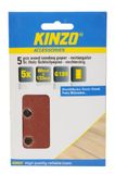 KINZO Wood Sanding Paper 5-delig G120, 71707