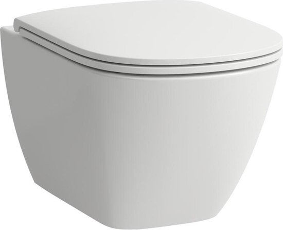 Laufen Lua toiletset 45x55x39cm zonder spoelrand zonder antikalkbehandeling Keramiek Wit h8660800000001