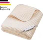 Beurer HD 72 Waffle Elektrische Warmtedeken – 180 x 130 cm – 3 Warmtestanden – Ivory