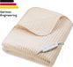 Beurer HD 72 Gaufre Couverture chauffante électrique – 180 x 130 cm – 3 niveaux de chaleur – Ivoire