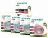 DYMO 2x ROL Rainbow 3D Embossing labelprinter-tape Rood/Wit