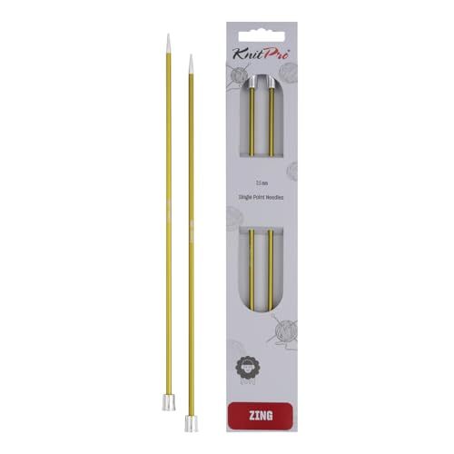 KnitPro Zing Enkele Puntige Naalden 14" (35cm) | 3.50mm