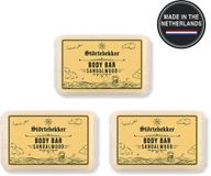 Störtebekker® Body Bar Sandelhout - Plasticvrije Vaste Zeep & Douchegel Heren - Natuurlijke & Duurzame Lichaamsverzorging - Vegan Bodywash met Sheaboter - 120g