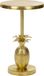Beliani PANNOUVRE - Gold Side Table - Metal - Round - Design