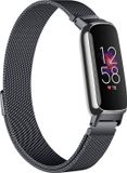 Strap-it Milanees Smartwatch bandje - Geschikt voor Fitbit Inspire 3 - Zwart