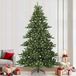vidaXL - Kunstmatige - Hinged - Kerstboom - Groen - 240 - cm - PVC - en - Staal