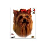Quattroerre 8015 Yorkshire Terrier stickers, 14 x 16 cm