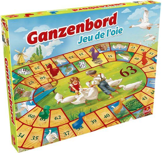 Goliath Ganzenbord - Bordspel - Familiespel - Standaard Editie - 2022