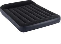 Merkloos Intex Pillow Rest Classic Air Bed Built in Pump Doubter - Comfortabele Intex 64148NP - 137cm x 191cm x 25cm