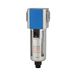 Riegler Filter »G«, met pc-houder, beschermmand en steunhoek, 5 μm, BG 300, G 1/4, PE max. 10 bar, werkdruk 1,5-9 bar, afvoer: VA