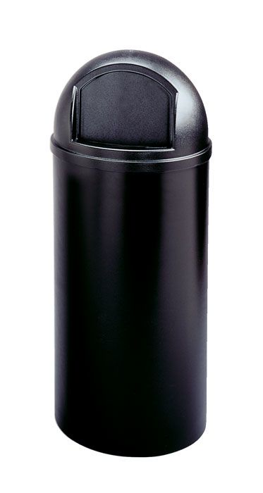 Rubbermaid Marshal 8170-88 - Vuilnisbak - 94,6 liter - Zwart