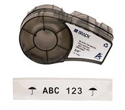 Brady Polyester Label Tape voor Label Printer M211 & M210 – Industriële Multi-Use Etiketten voor Zware Omgevingen – Zwart op Wit (19.05 mm x 6.4 m) – M21-750-423