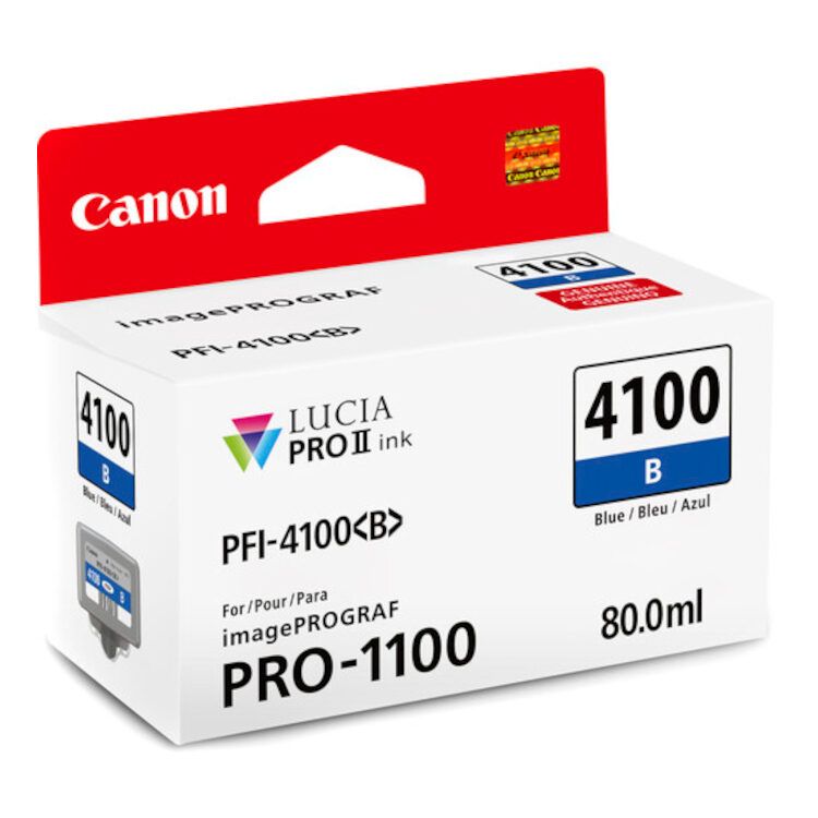 Canon PFI-4100B Ink Cartridge - Blue for PRO-1100 Printer