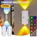 Veilleuse LED Set van 2 Blanc Détecteur de mouvement Magnétique USB