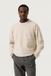 Garcia Hommes Pull Uni Blanc Manches longues