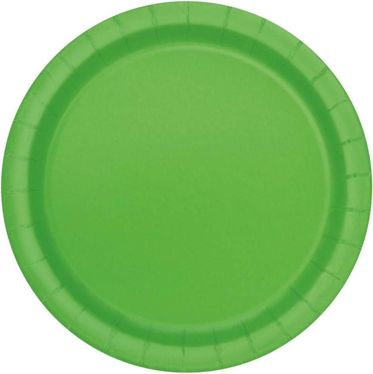 - Lime Groene Borden Rond 23cm 16st