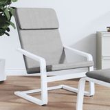 Fauteuil de relaxation Maison Exclusive, gris clair, rembourré